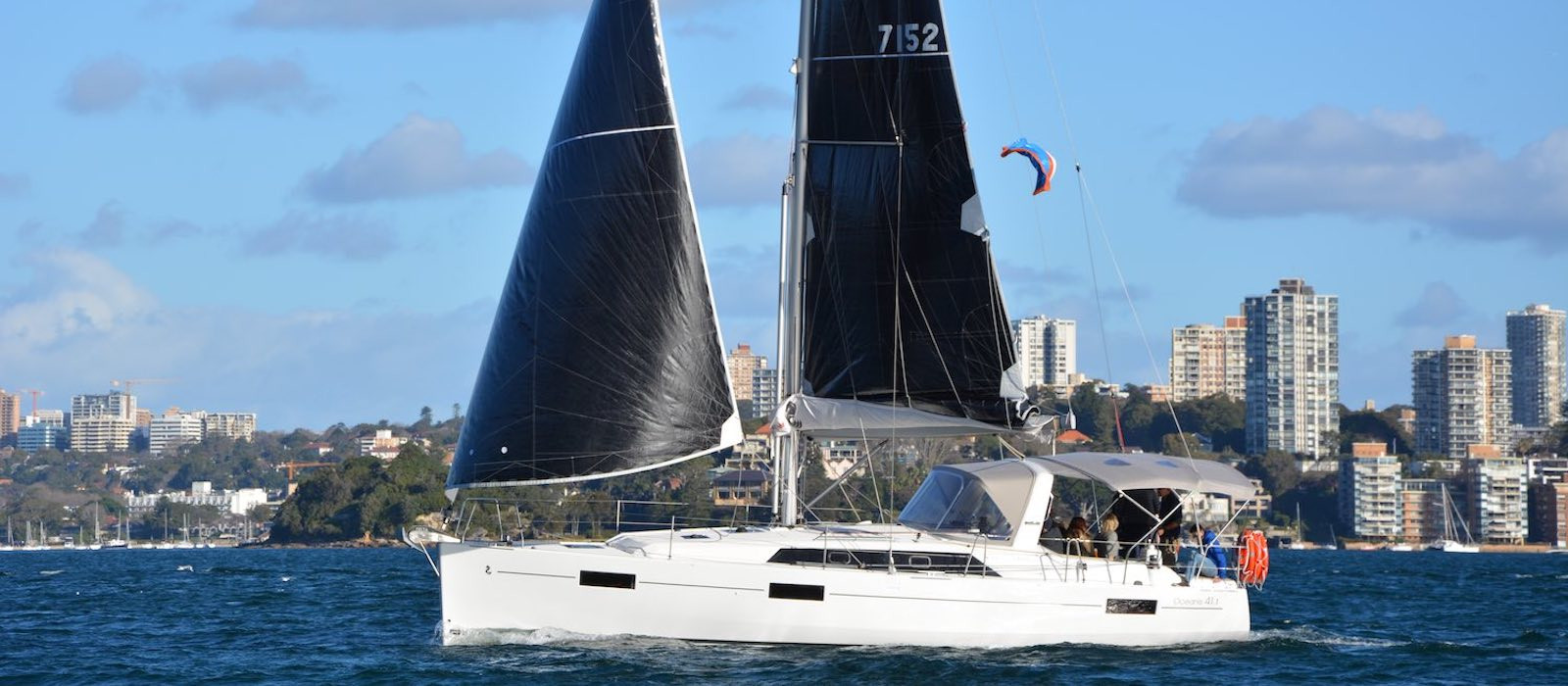 Side profile image of Skippered Charter on Beneteau 40